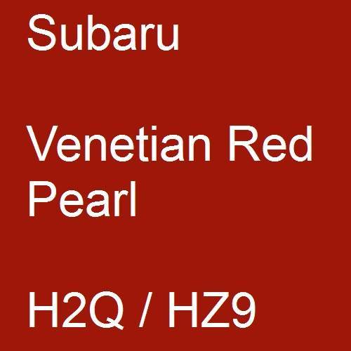 Subaru, Venetian Red Pearl, H2Q / HZ9.